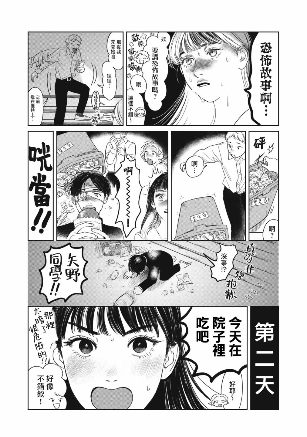 矢野同学观察日记漫画,第3话7图